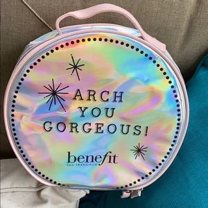 Benefit’s Arch You Gorgeous Round Makeup Bag
